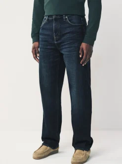 Blue Mid Indigo Relaxed Fit Motionflex Jeans