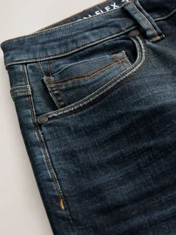Blue Mid Indigo Relaxed Fit Motionflex Jeans