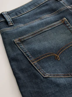 Blue Mid Indigo Relaxed Fit Motionflex Jeans