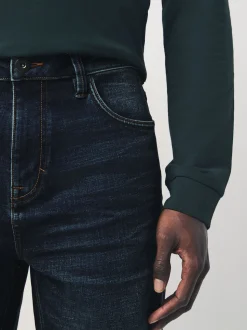 Blue Mid Indigo Relaxed Fit Motionflex Jeans