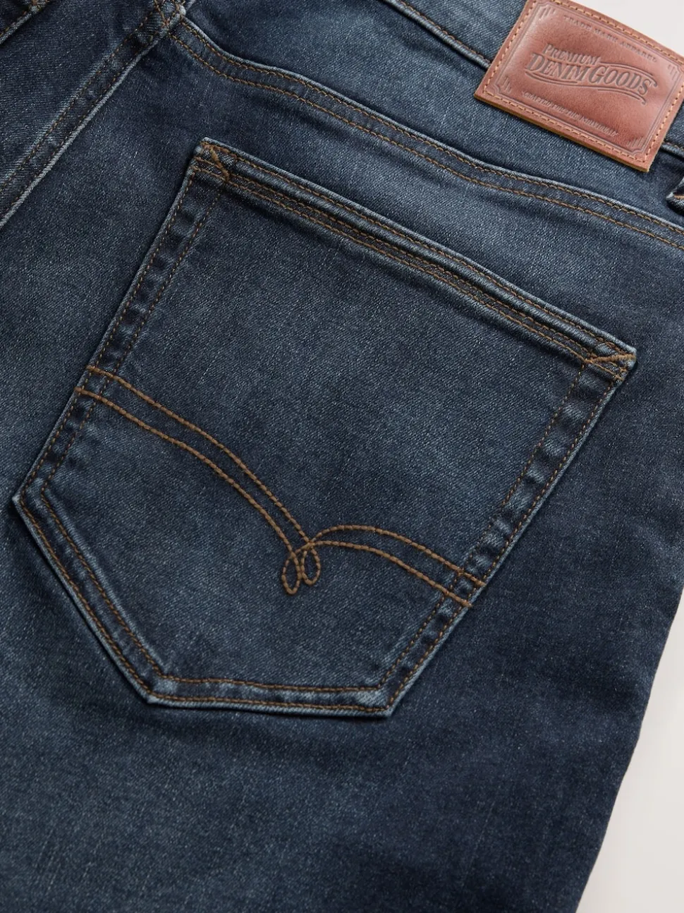 Blue Mid Indigo Slim Fit Motionflex Jeans