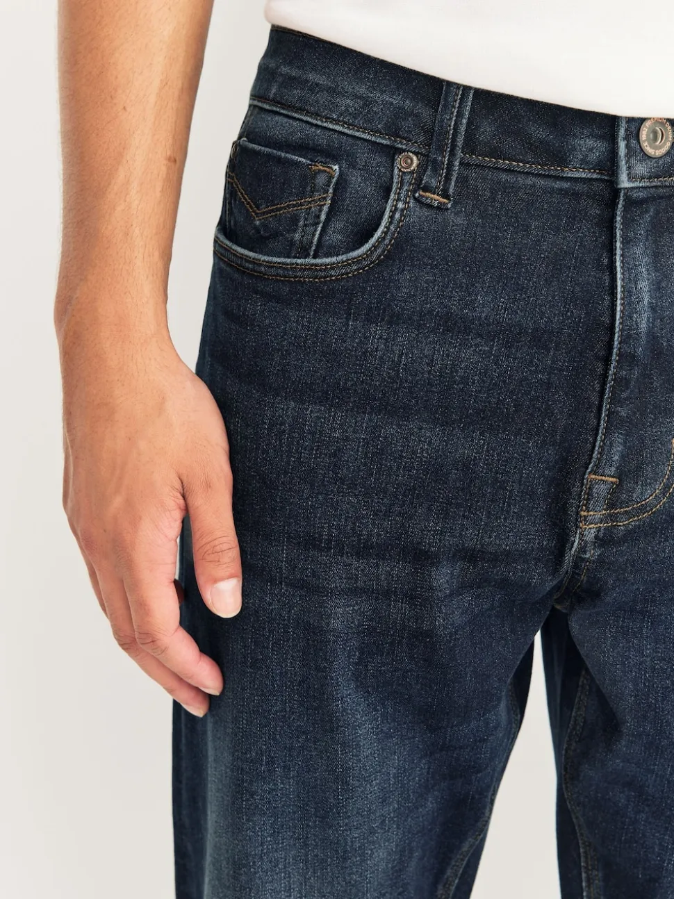 Blue Mid Indigo Slim Fit Motionflex Jeans