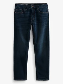Blue Mid Indigo Straight Fit Motionflex Jeans