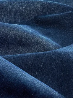 Blue Mid Regular Tapered Fit Classic Stretch Jeans
