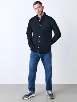 Blue Mid Regular Tapered Fit Motionflex Jeans