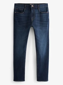 Blue Mid Single Skinny Fit Classic Stretch Jeans