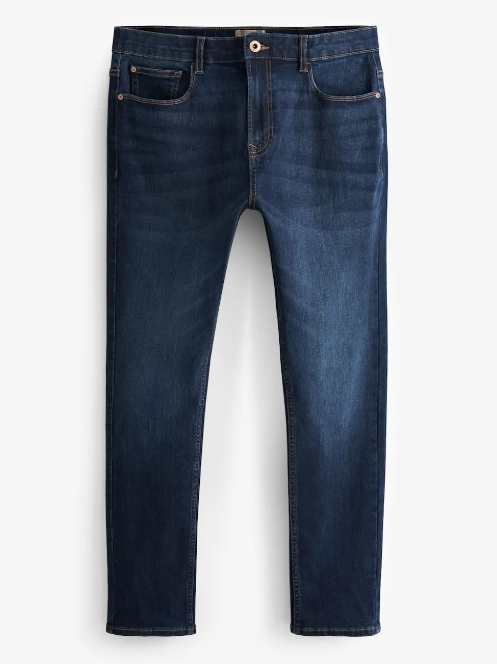 Blue Mid Single Skinny Fit Classic Stretch Jeans