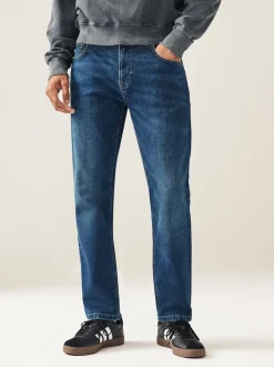 Blue Mid Single Slim Fit Classic Stretch Jeans