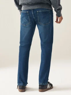 Blue Mid Single Slim Fit Classic Stretch Jeans