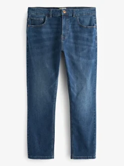Blue Mid Single Slim Fit Classic Stretch Jeans