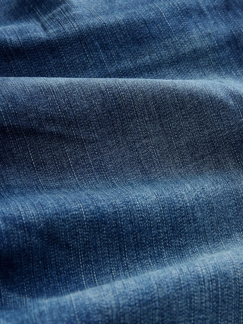 Blue Mid Slim Fit Authentic Stretch Denim Jeans