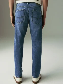 Blue Mid Slim Fit Motionflex Jeans