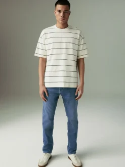 Blue Mid Slim Fit Motionflex Jeans