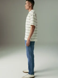 Blue Mid Slim Fit Motionflex Jeans