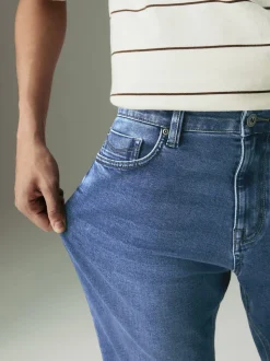 Blue Mid Slim Fit Motionflex Jeans