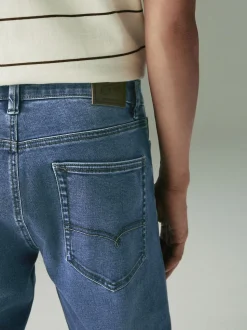 Blue Mid Slim Fit Motionflex Jeans