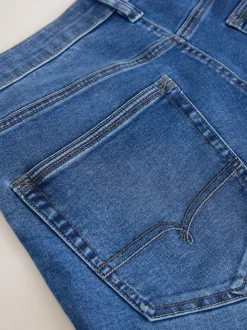 Blue Mid Straight Fit Motionflex Jeans