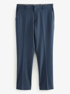 Blue Muscle Fit Motionflex Stretch Suit Trousers