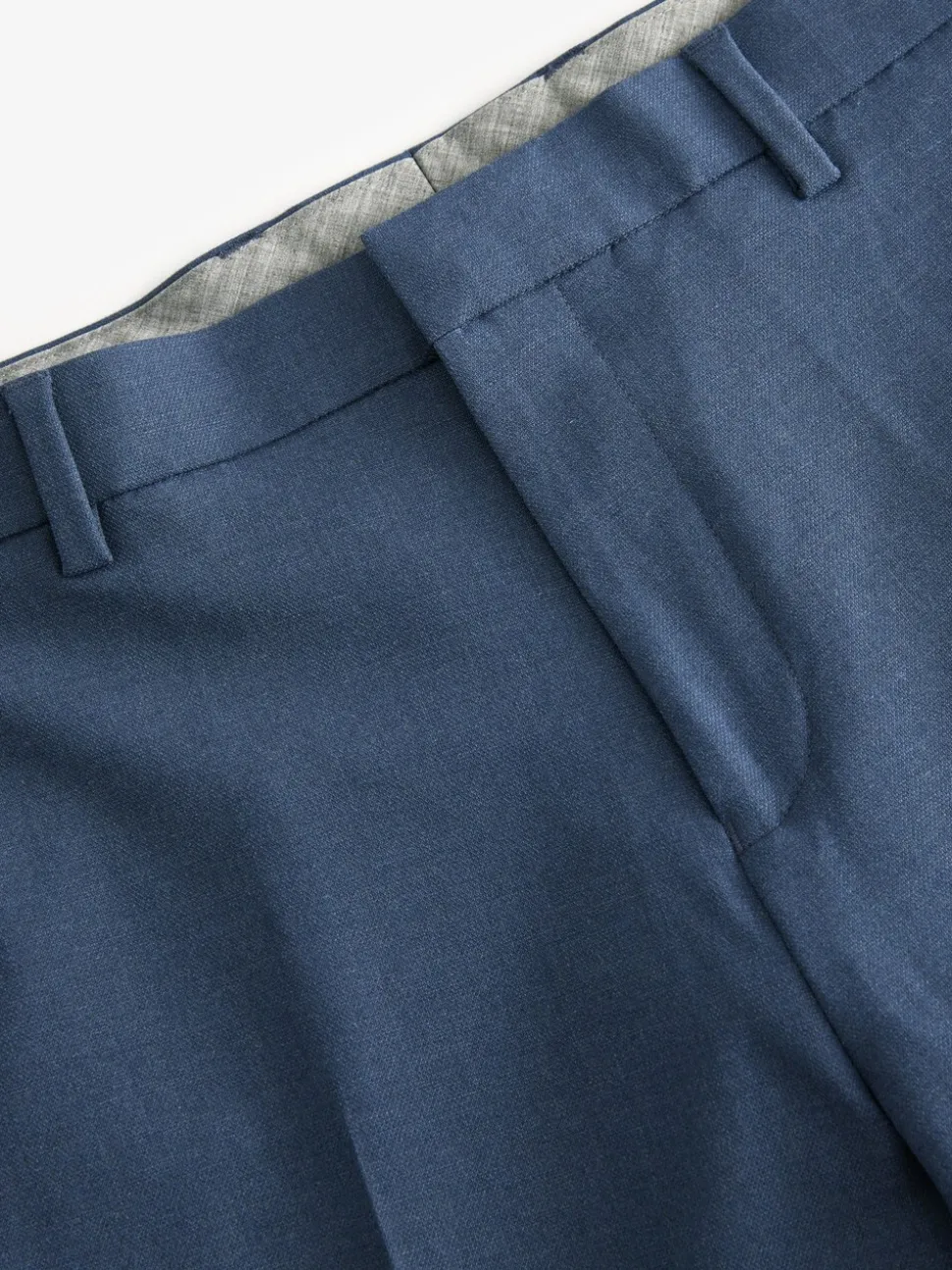 Blue Muscle Fit Motionflex Stretch Suit Trousers