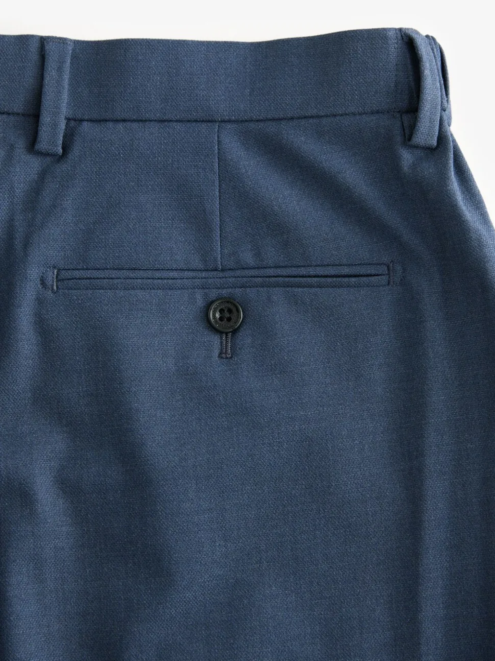 Blue Muscle Fit Motionflex Stretch Suit Trousers