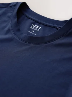 Blue Regular Fit Long Sleeve Crew Neck T-Shirt