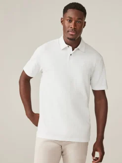 Blue Regular Fit Short Sleeve Jersey Polo Shirts 5 Pack