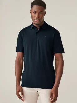 Blue Regular Fit Short Sleeve Jersey Polo Shirts 5 Pack