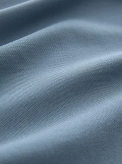 Blue Regular Fit Short Sleeve Tipped Polo Shirt