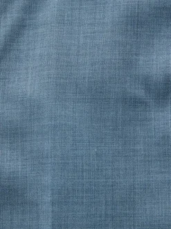 Blue Regular Fit Signature Nova Fides 100% Italian Wool Suit Trousers