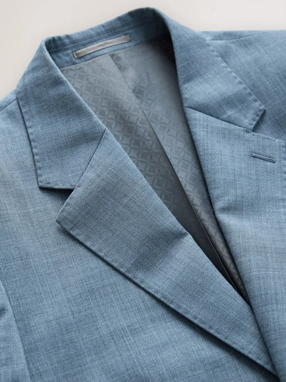 Blue Regular Fit Signature Nova Fides 100% Italian Wool Suit Jacket
