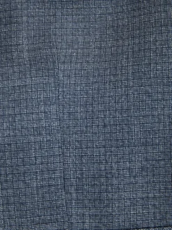 Blue Regular Fit Trimmed Textured Suit Waistcoat