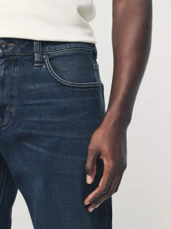 Blue Regular Tapered Fit Motionflex Jeans