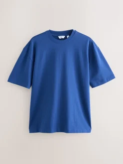 Blue Relaxed Fit Heavyweight T-Shirt