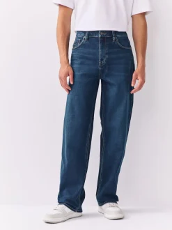 Blue Relaxed Fit Motionflex Jeans