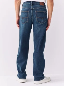Blue Relaxed Fit Motionflex Jeans