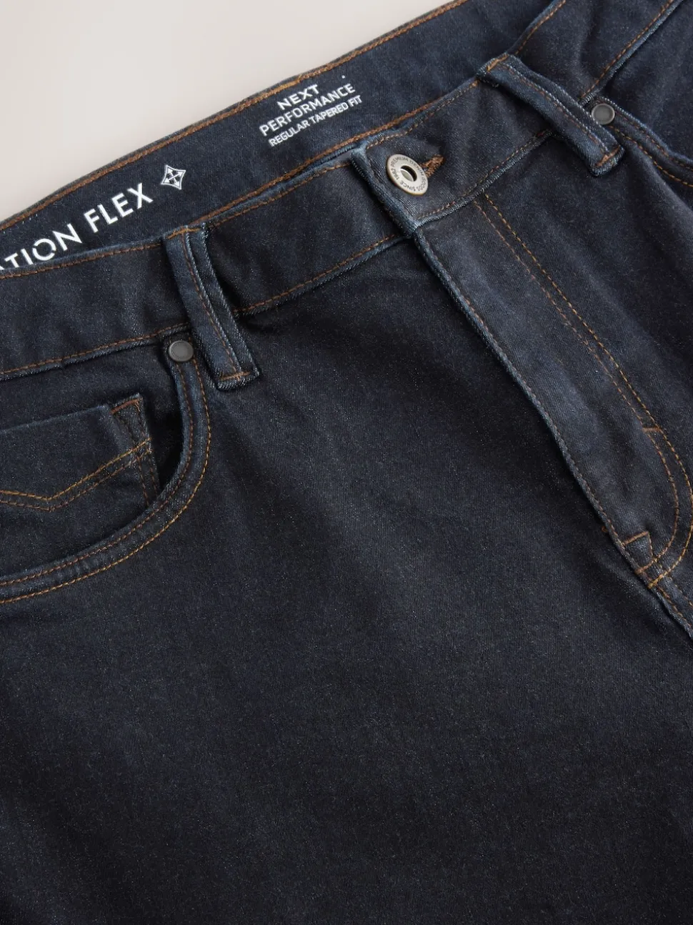 Blue Rinse Regular Tapered Fit Motionflex Jeans