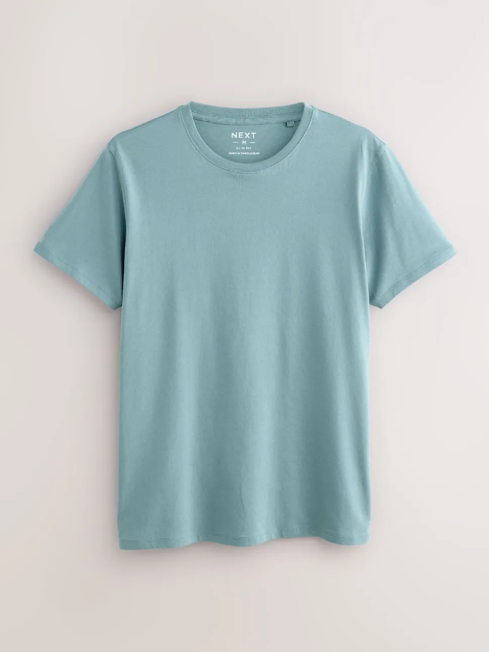 Blue Slim Fit 100% Cotton Layering T-Shirts 5 Pack
