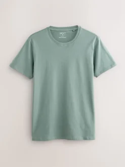 Blue Slim Fit 100% Cotton Layering T-Shirts 5 Pack
