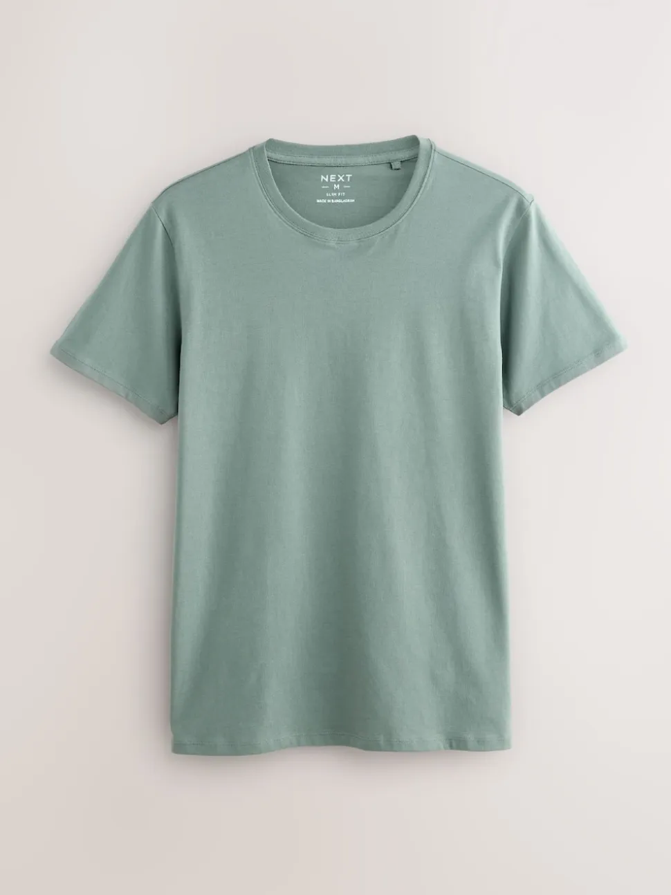 Blue Slim Fit 100% Cotton Layering T-Shirts 5 Pack