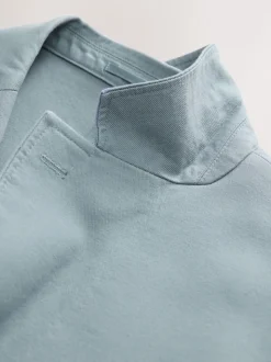 Blue Slim Fit Cotton TENCEL™ Suit Jacket