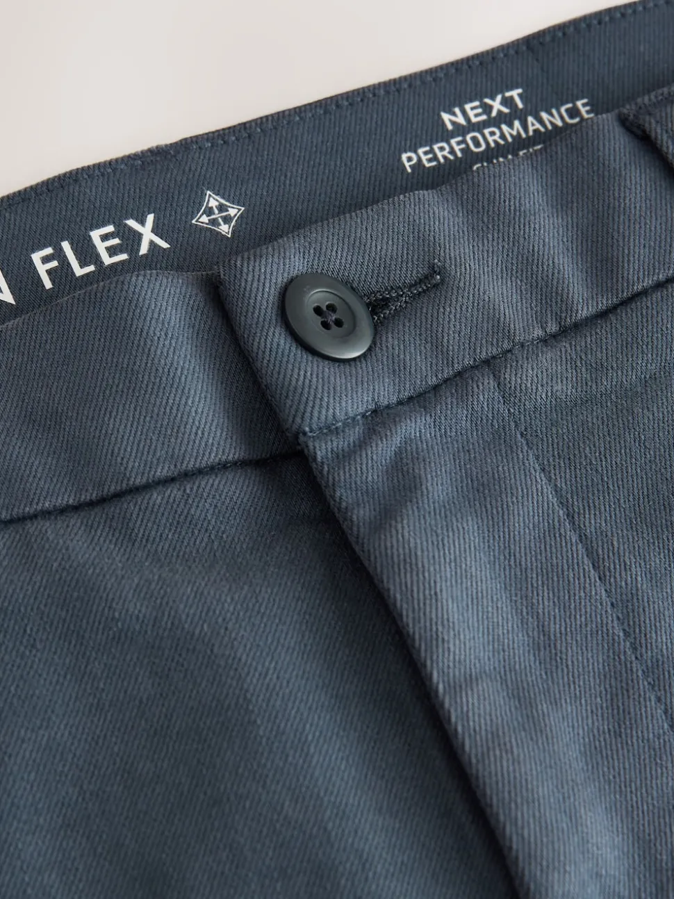 Blue Slim Fit Motionflex Chino Trousers