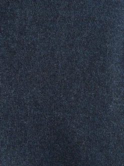 Blue Slim Fit Signature Zignone Italian Wool Cashmere Blend Flannel Suit Trousers