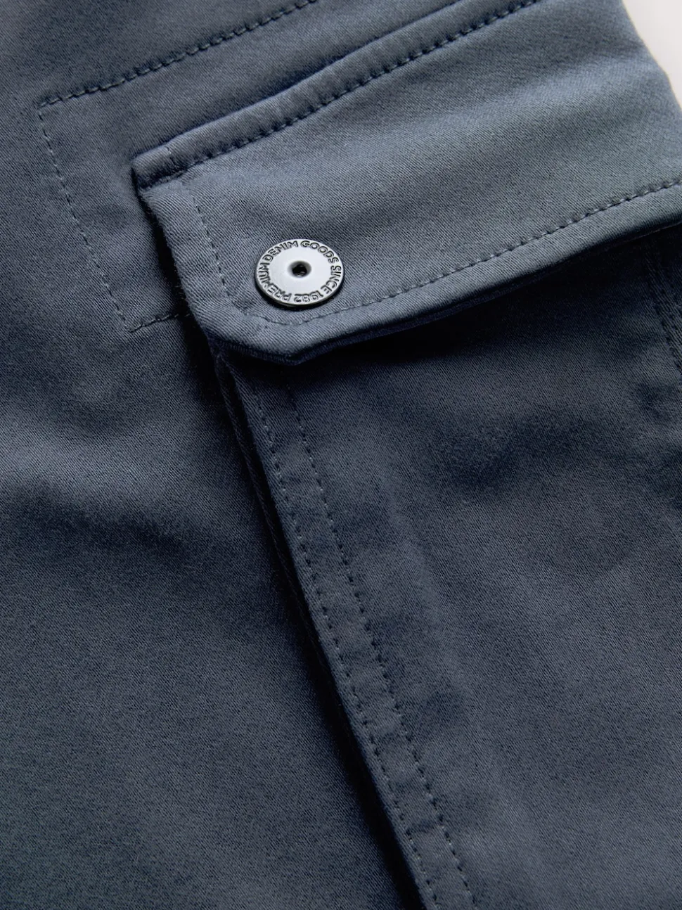 Blue Slim Fit Slim Fit Motionflex Strech Cargo Trousers