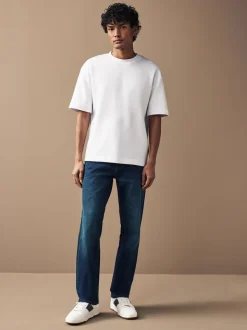 Blue Straight Fit Motionflex Jeans