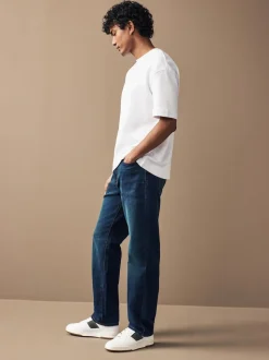 Blue Straight Fit Motionflex Jeans