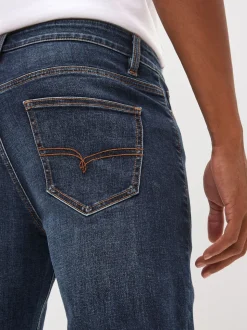 Blue Straight Fit Motionflex Jeans
