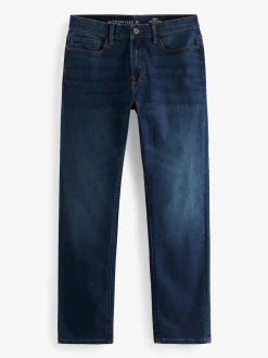 Blue Straight Fit Motionflex Jeans