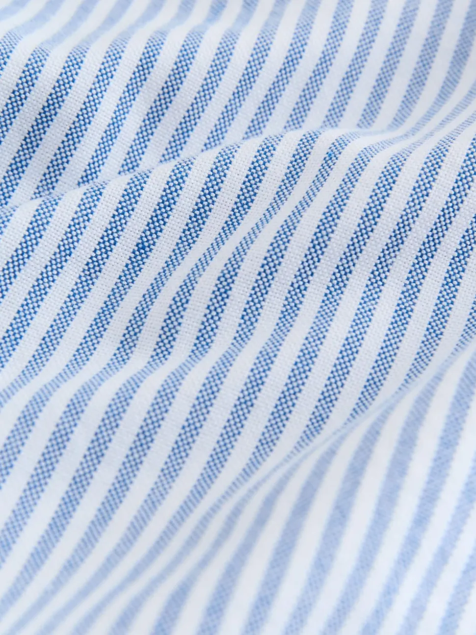 Blue Stripe Embroidered New York Short Sleeve Shirt