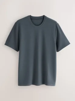 Blue TENCEL™ Modal Blend Short Sleeve Pyjamas Set