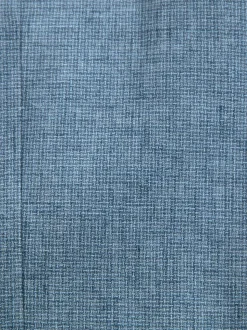 Blue Textured Linen Suit Waistcoat